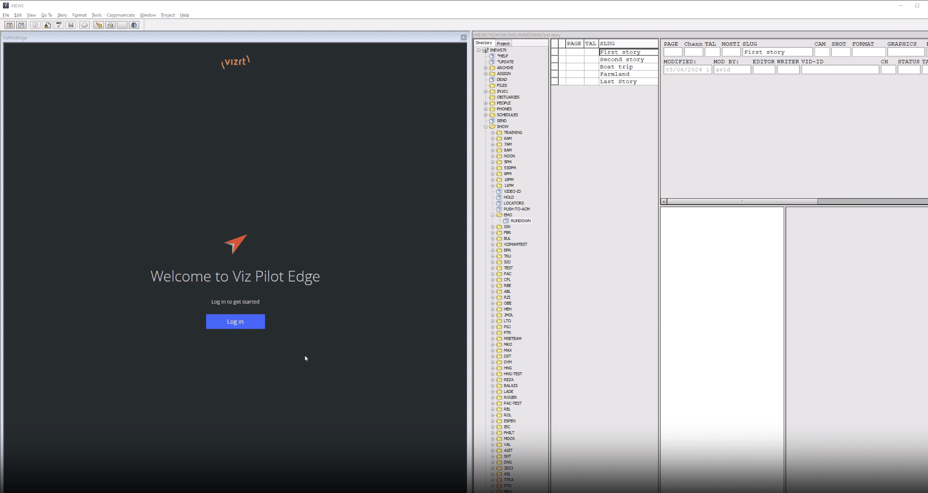 Login-interface-Viz-Pilot-Edge-3.1