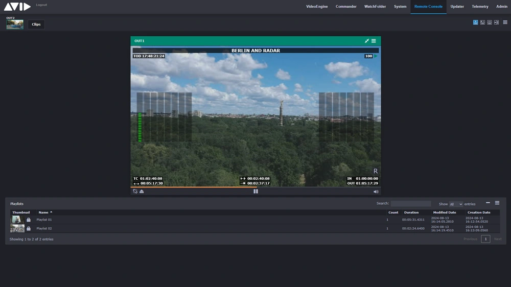 x1000w-Stream IO 2024.10 Playout